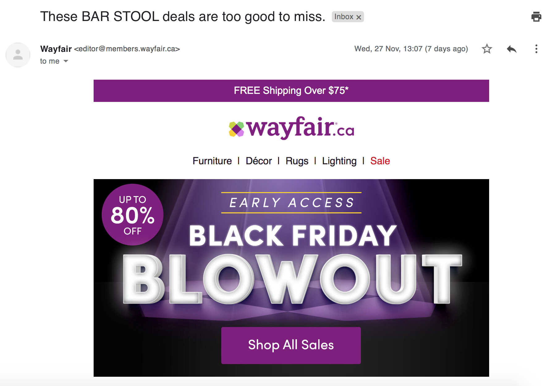 Smart-Targeting-WayFair-Subject-Line