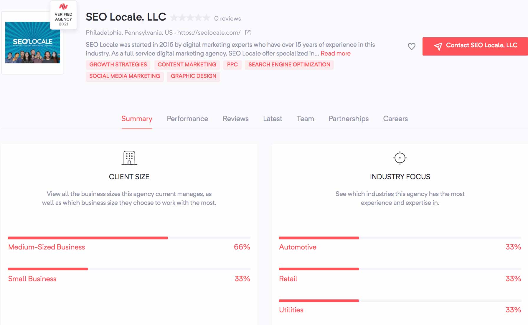 SEO Locale, LLC | Agency Vista