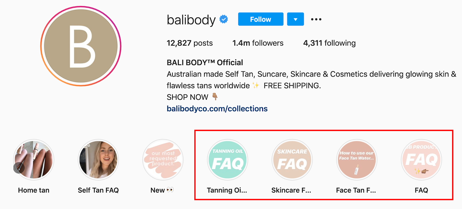 Bali Body Instagram Engagement | Agency Vista