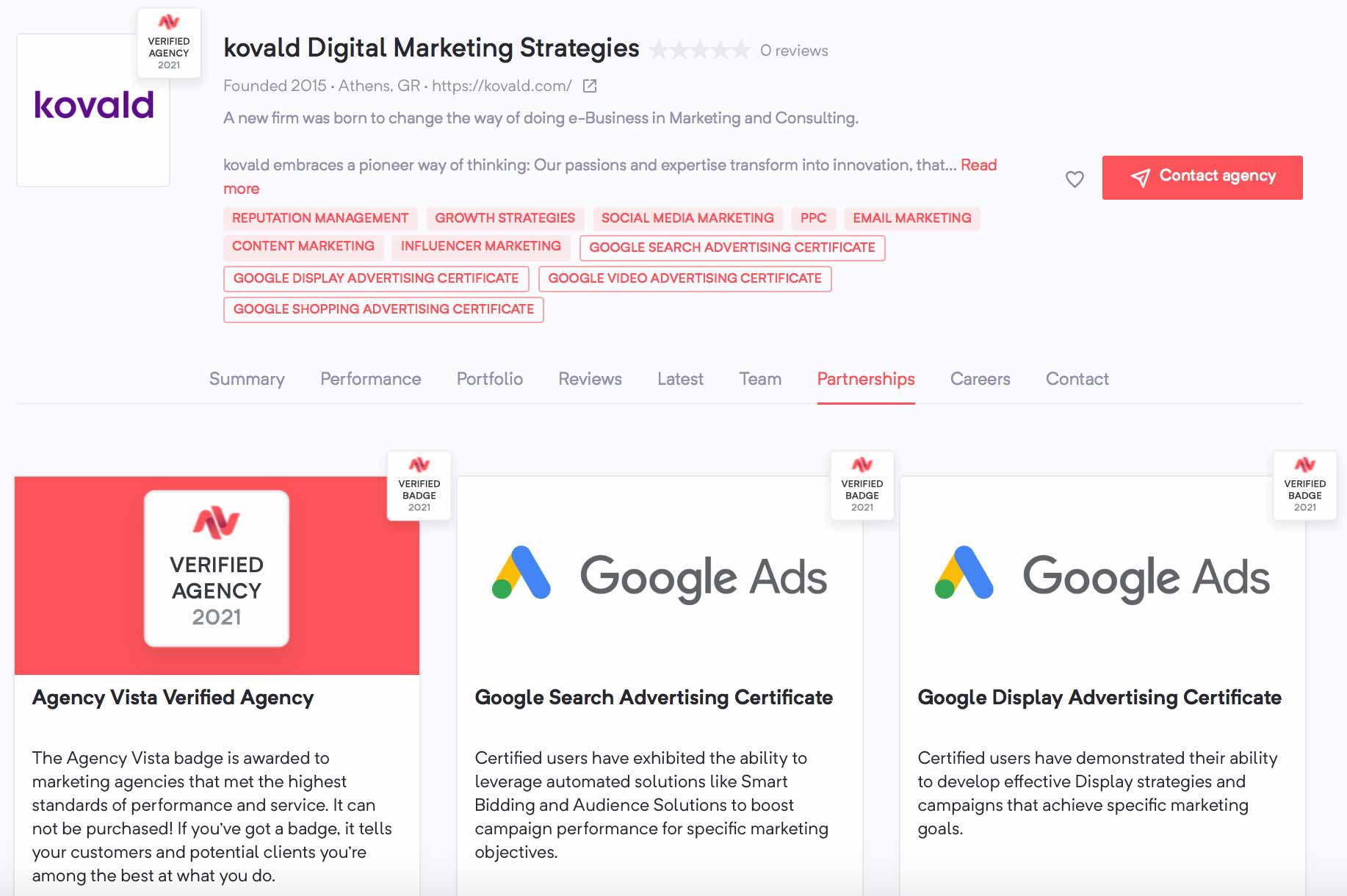 Kovald Digital Marketing Strategies | Agency Vista