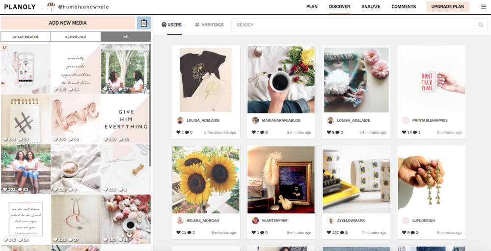 Instagram Scheduling Tools | Planoly | Agency Vista