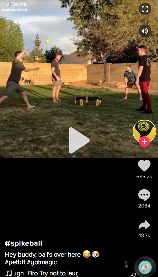 TikTok Marketing - Humor Content - Spikeball