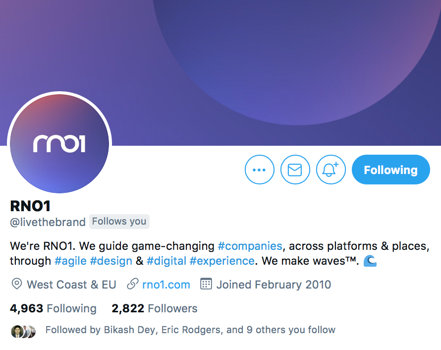 RNO1 | Twitter | Marketing Agency