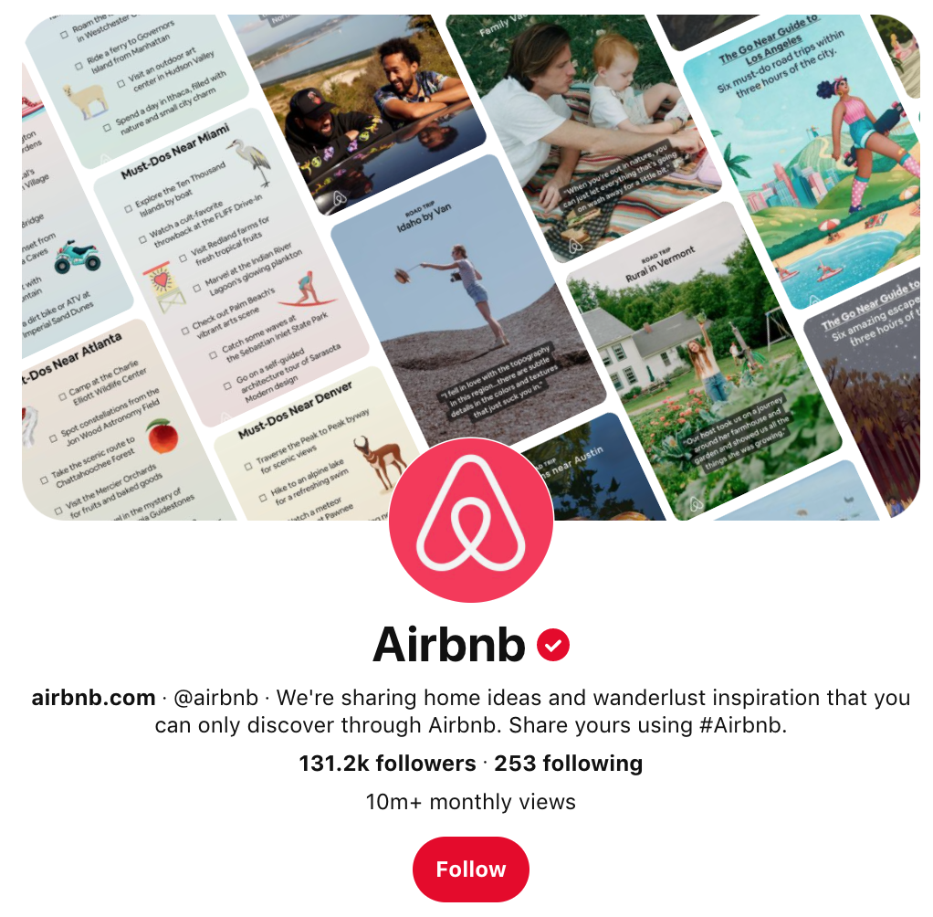 Profile Set Up and Optimizing Descriptions: Airbnb Pinterest