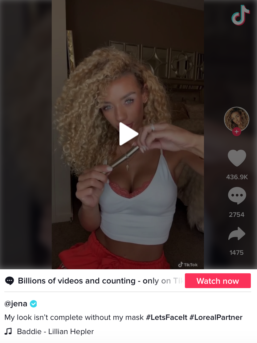 Get followers on Tiktok - Tiktok Trends - L' Oreal 