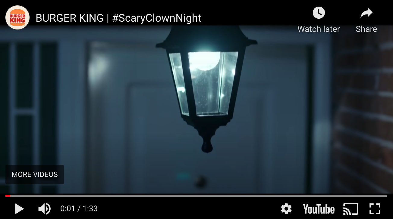 Halloween Social Media Campaign | Burger King: #ScaryClownNight | Agency Vista