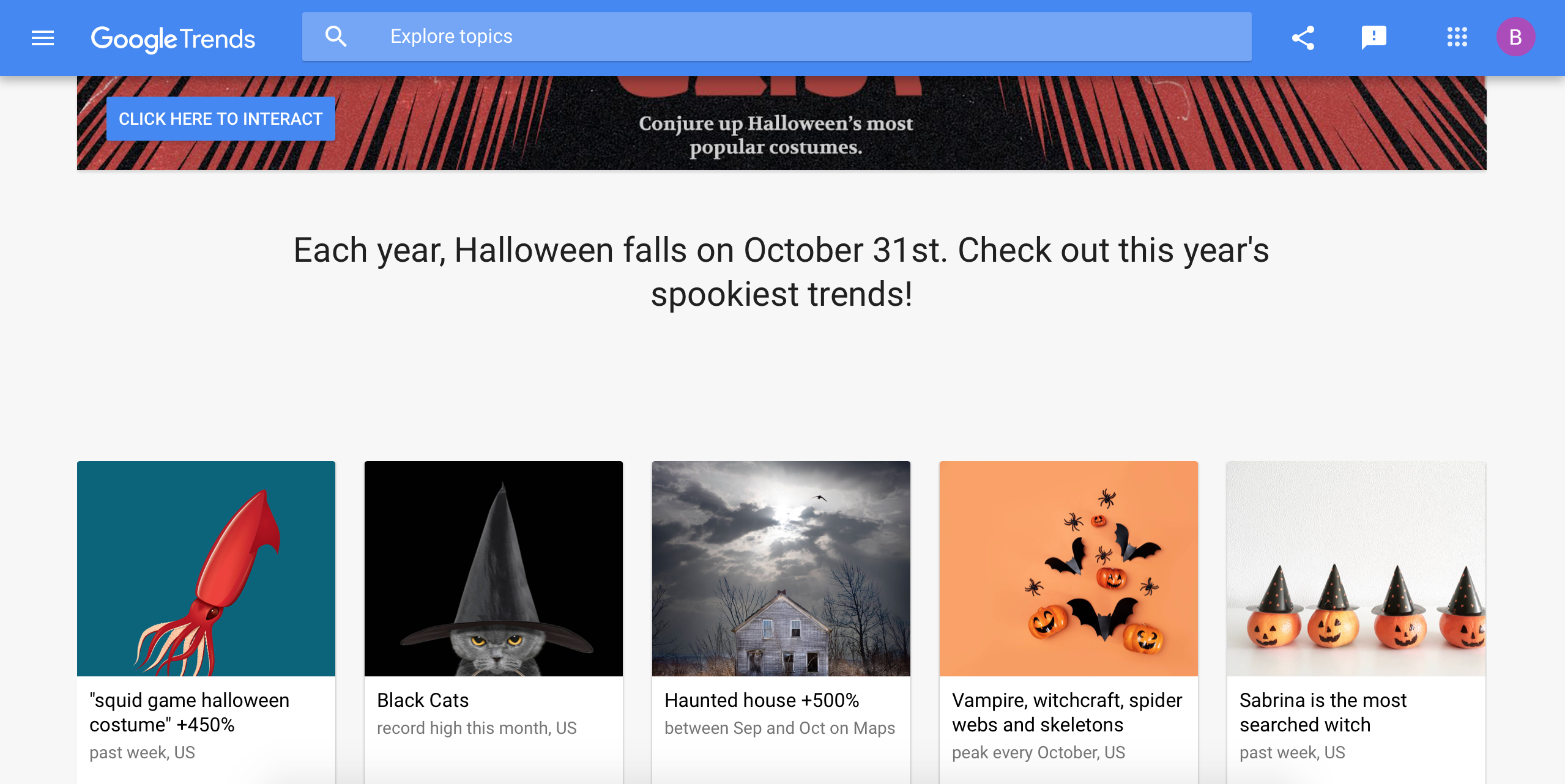 Google Trends | Halloween | Agency Vista