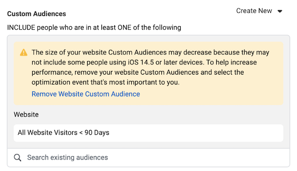 Facebook's privacy | Custom Audiences 