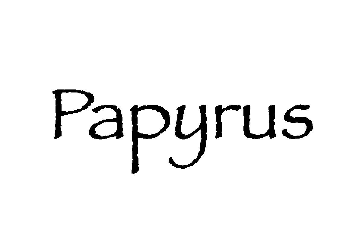 Instagram Fonts | Papyrus | Agency Vista