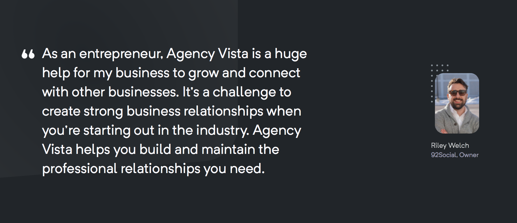 Agency Vista | 92Social Review