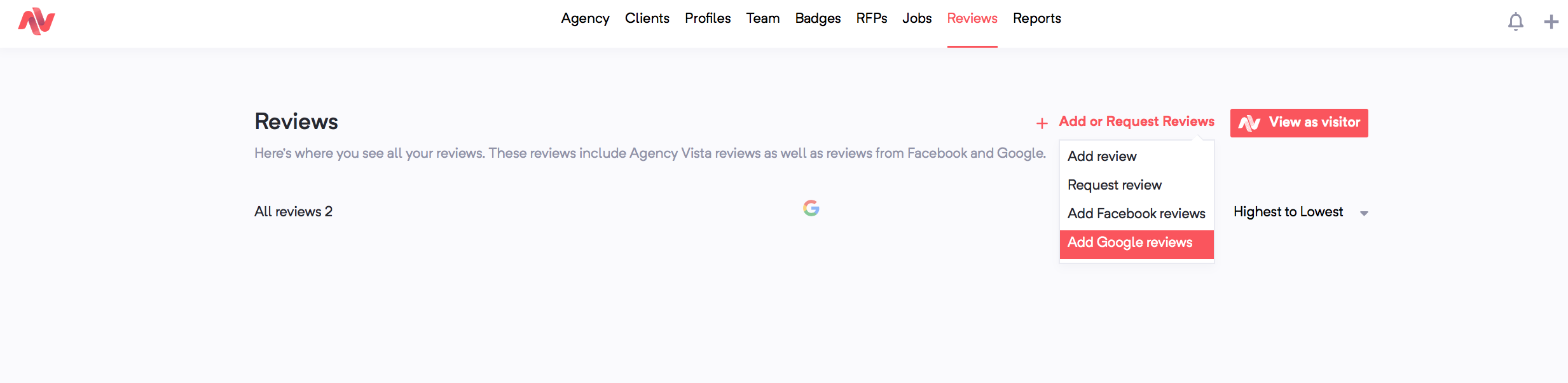 Review Collection Strategy | Agency Vista | Google My Business Reviews | Facebook Page Reviews