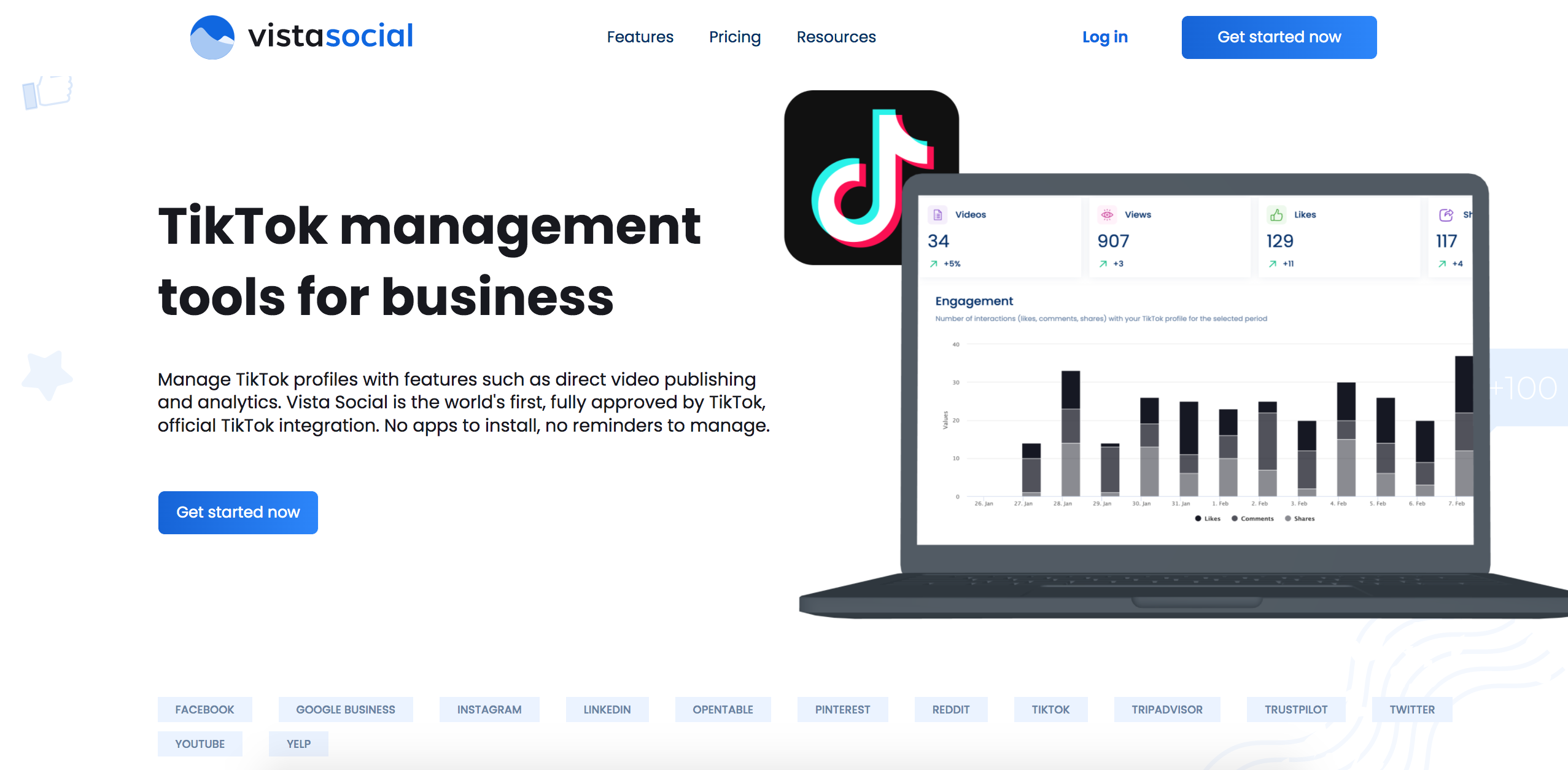 TikTok Direct Publishing | TikTok Scheduling Tool | TikTok Publishing Tool | Vista Social 