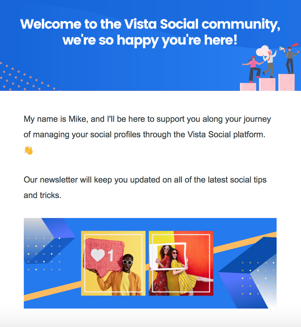 Best digital marketing newsletter | Vista Social 