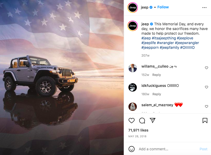Jeep | Instagram