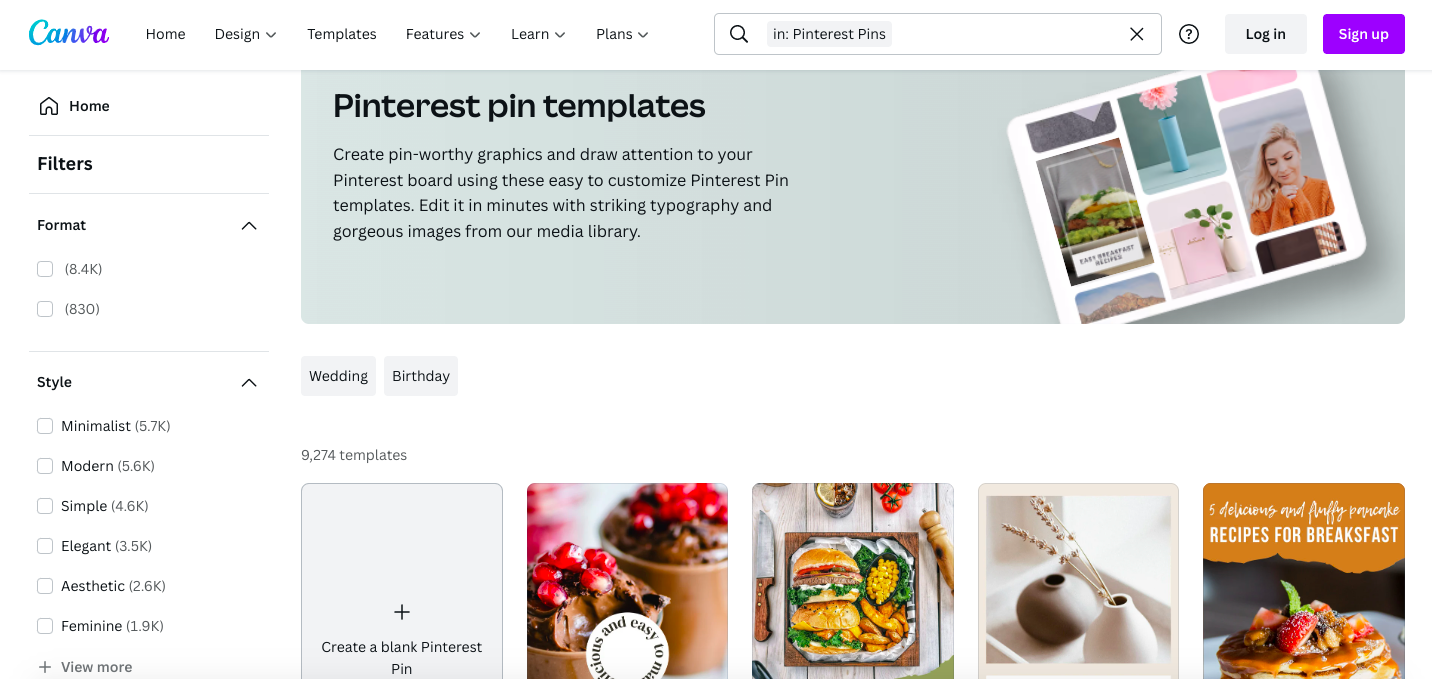 Pinterest Marketing Tools | Pinterest templates | Canva.com