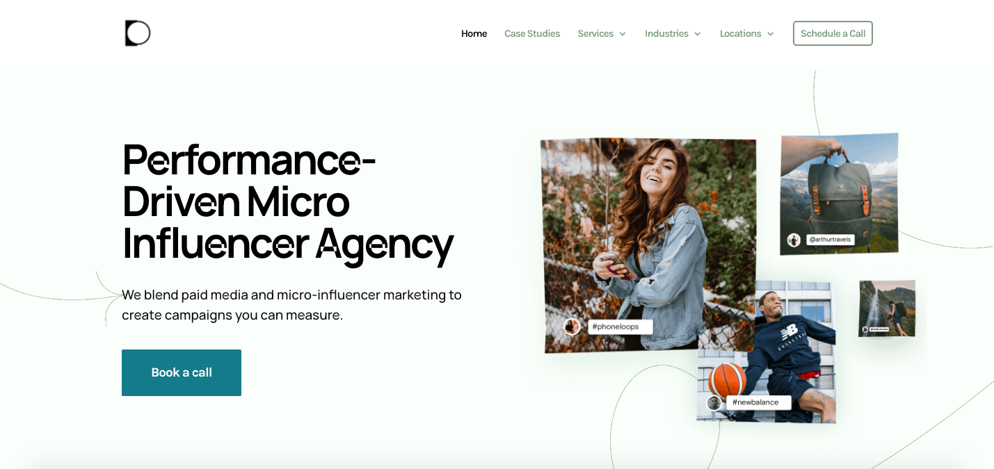 InBeat Agency's landing page | Inbeat.agency