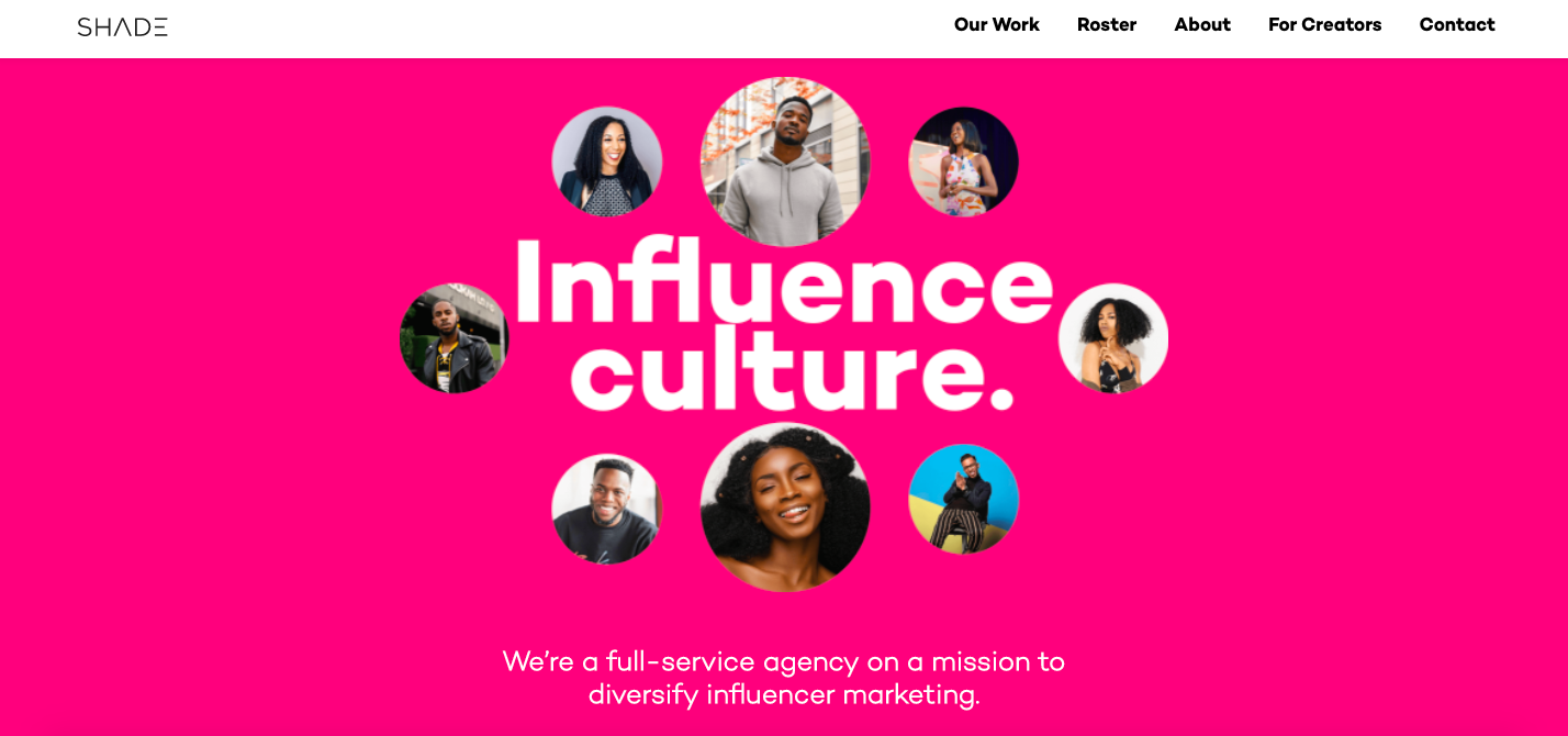 Agencies for Micro Influencers | Shade.co