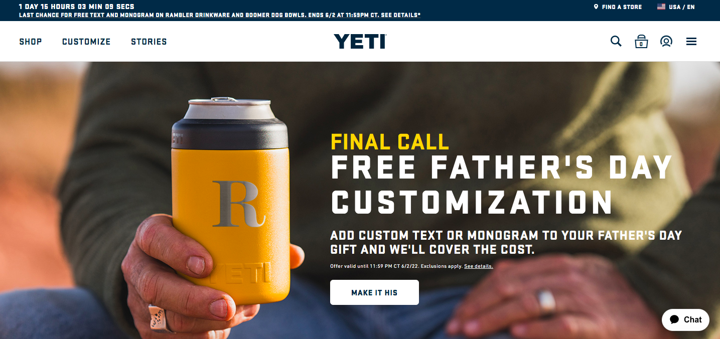 Yeti's homepage