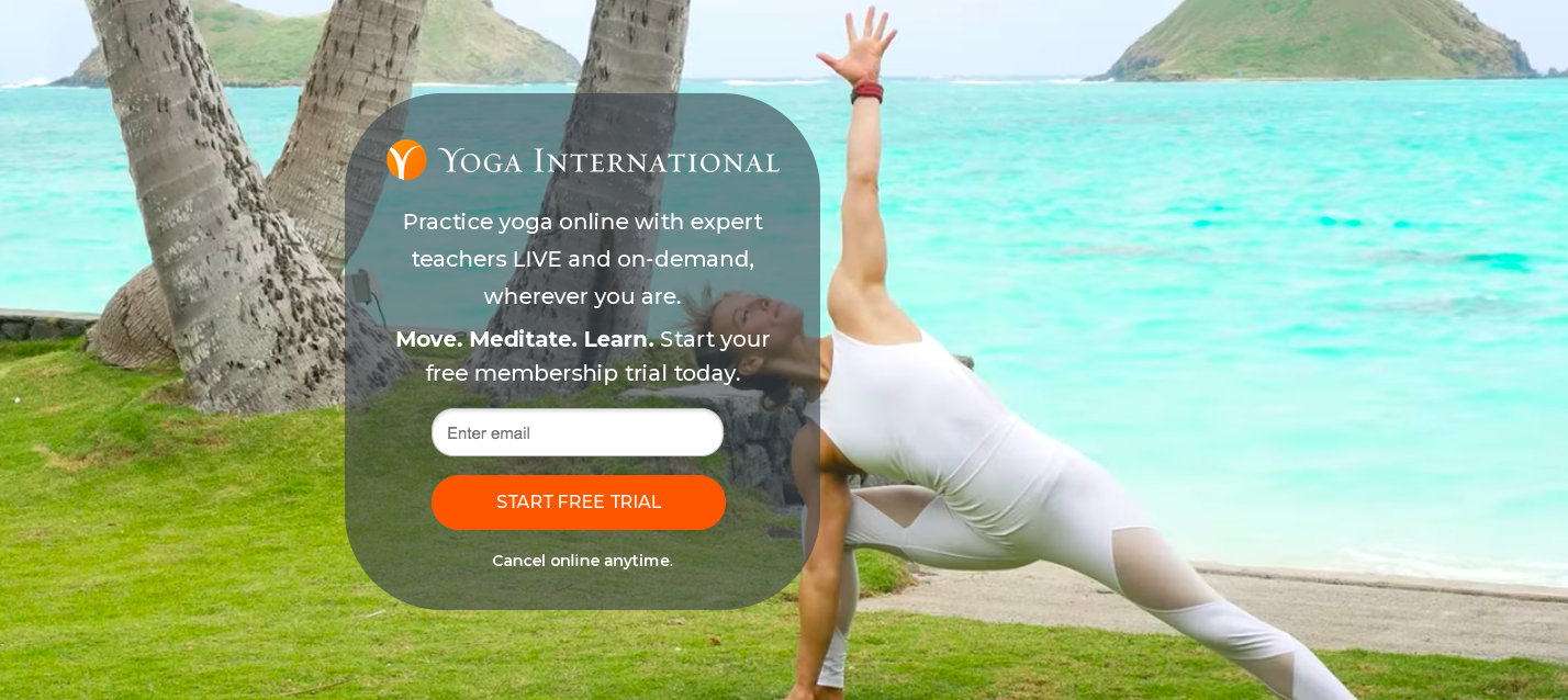 Yogainternational's homepage