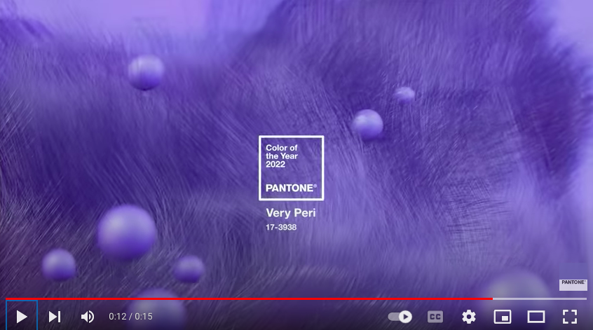 Pantone's Color of the Year | Very Peri | Youtube.com