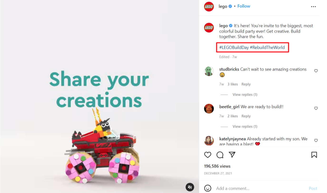 LEGO user-generated content campaign | Onilab | Agency Vista